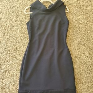 American Living navy dress with backside collar size 8